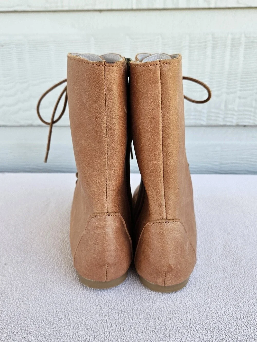 Spellbound Faux Leather Riding Boots Toddler SZ 11 Zipper Brown Round Toe